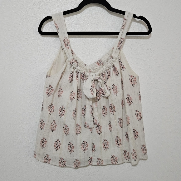 NWT La Vie Rebecca Taylor top with gold threading details size medium - Picture 5 of 14